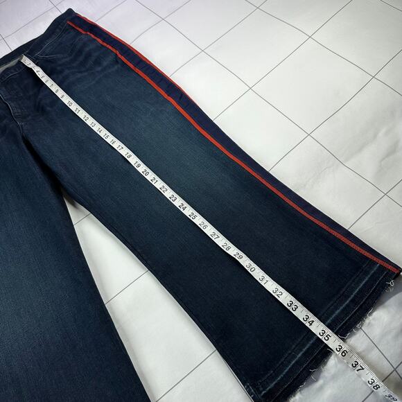 Veronica Beard Jeans Womens 22 Blue Carolyn Baby Boot High Rise Midnight New - Picture 13 of 14